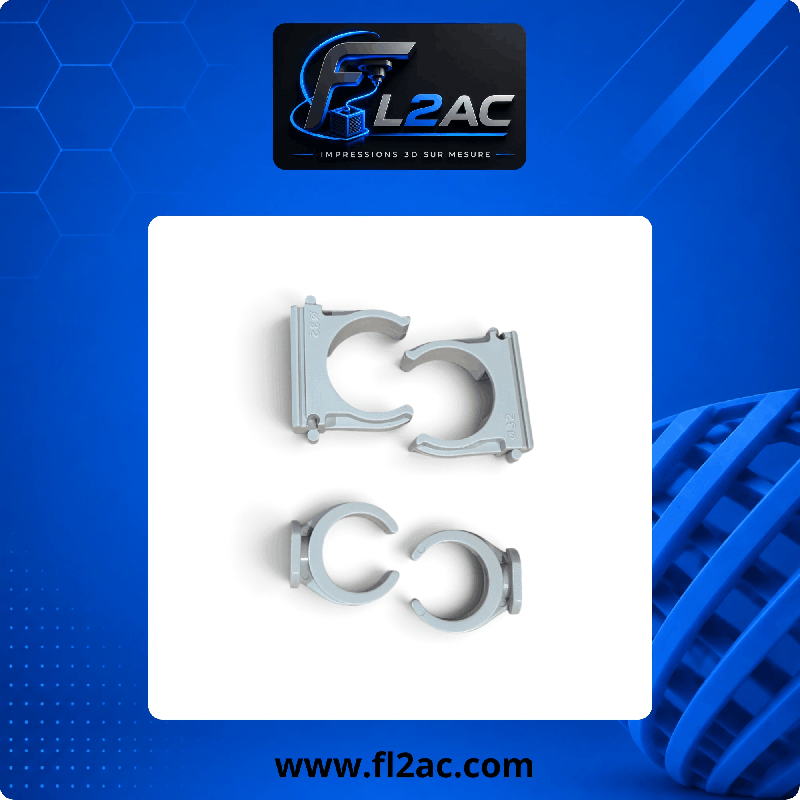 Lot de 2 Clips pour Support téléphone Karting